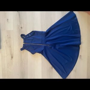 Youth girls size 8 blue dress, like new